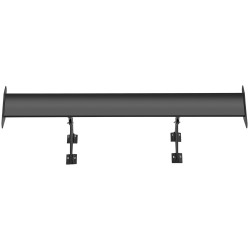 Takaspoileri GT-tyylinen yksitasoinen alumiiniseos 6063 110 cm mattamusta säädettävä