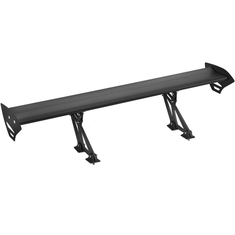 Takaspoileri alumiiniseos 6063 110 cm säädettävä GT-tyylinen mattamusta yleismallinen