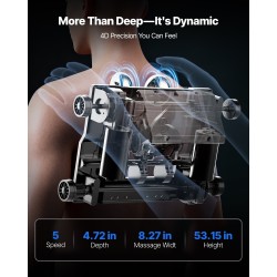 Hierontatuoli 4D SL-kisko nollapainovoima 36 ilmatyynyä tekoäly-ääniohjaus lämmitys