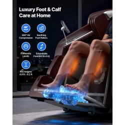 Hierontatuoli 4D SL-kisko nollapainovoima 36 ilmatyynyä tekoäly-ääniohjaus lämmitys