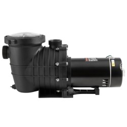 Yksinopeuksinen allaspumppu 1,5HP 1118W 378 l/min 15 m nostokorkeus vahvistettu PP-muovirunko suodatinkori