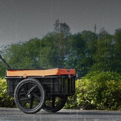 Polkupyörän tavaraperäkärry hiiliteräsrunko 40 kg kantavuus sopii 24–28 tuuman pyöriin