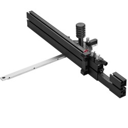 Jiiriura pöytäsahaan alumiiniseos 19x9 5mm ura 48 89cm ohjain 15 pysäytyspistettä