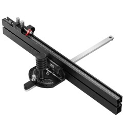 Jiiriohjain pöytäsahaan alumiiniseos standardiseen 19 x 9,5 mm uraan 15 pysäytyskulmaa