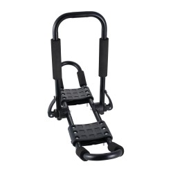 Kajakkiteline kattokaiteille seosterästä ja muovia 2 kpl taittuva kajakeille kanooteille SUP-laudoille