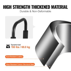 Kajakkiteline J-muotoinen seosteräs neljä telinettä kahdelle kajakille taittuva