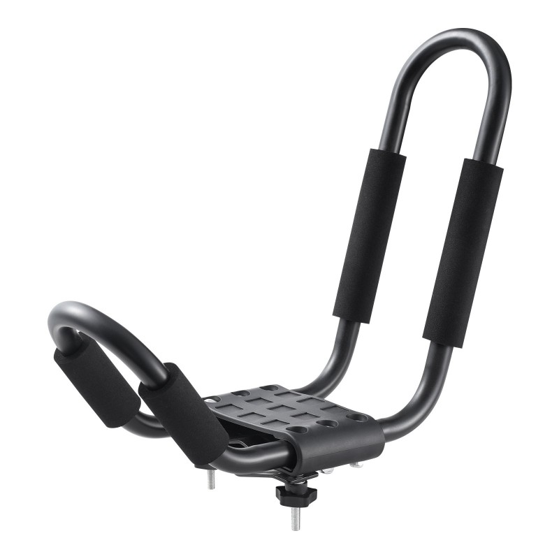 J-muotoinen kajakin kattoteline 2 kpl seosterästä pehmustettu yhdelle kajakille