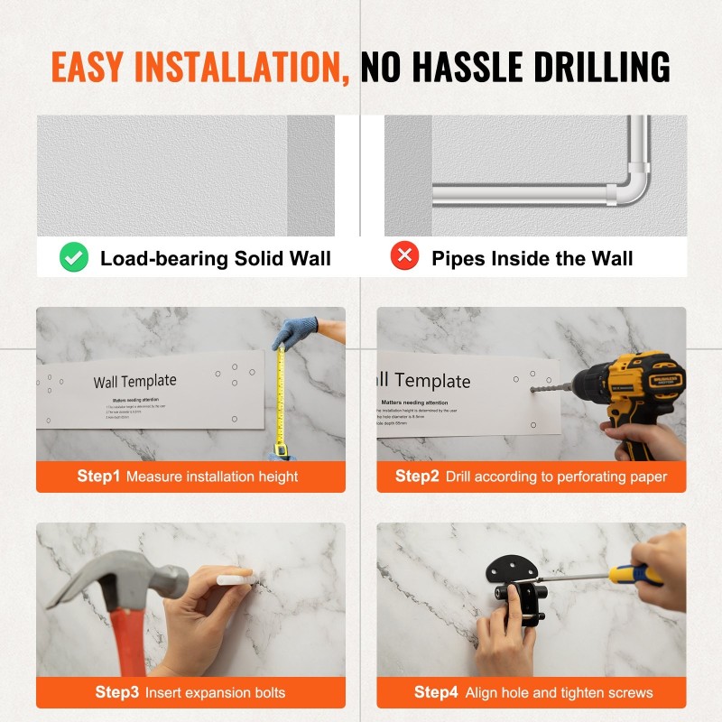 Seinään kiinnitettävä taitettava tiikkipuu suihkuistuin 199,6 kilogramman kantavuus