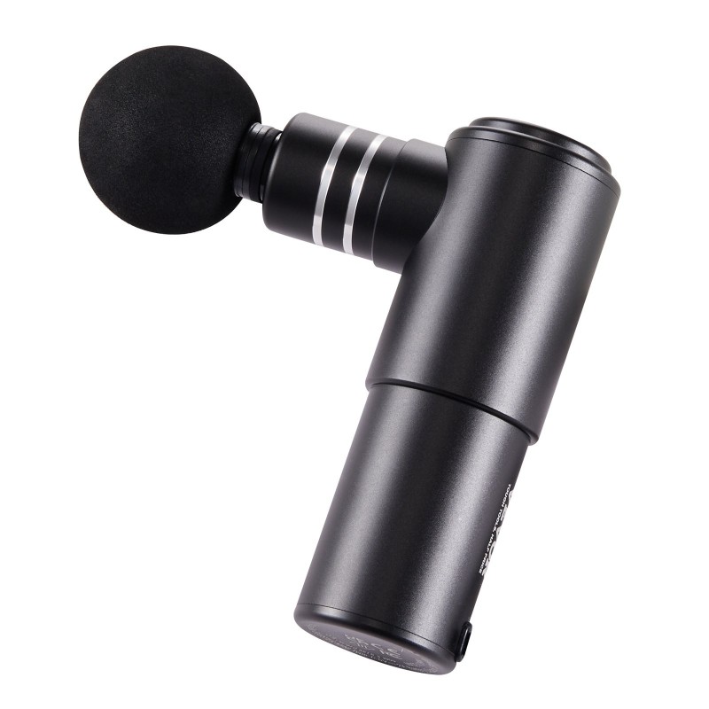 Käsikäyttöinen hierontavasara alumiiniseos 12V 2500mAh akulla 4 nopeustasoa 4 hierontapäätä syväkudoshierontaan