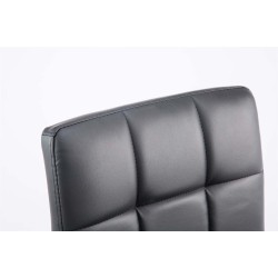 Palma V2 säädettävä baarituolipari keinonahkaa krominvärisellä rungolla