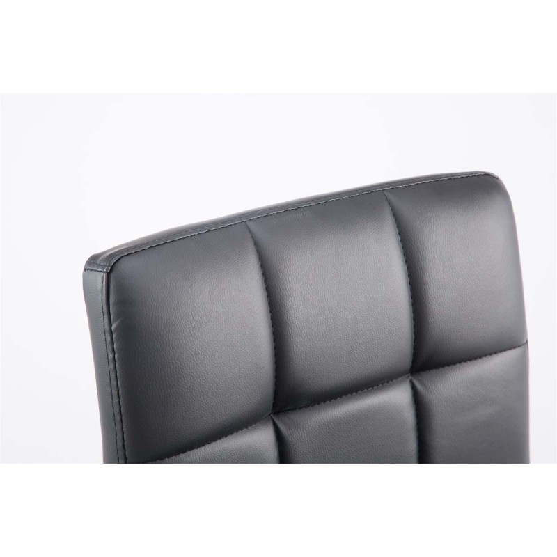 Palma V2 säädettävä baarituolipari keinonahkaa krominvärisellä rungolla