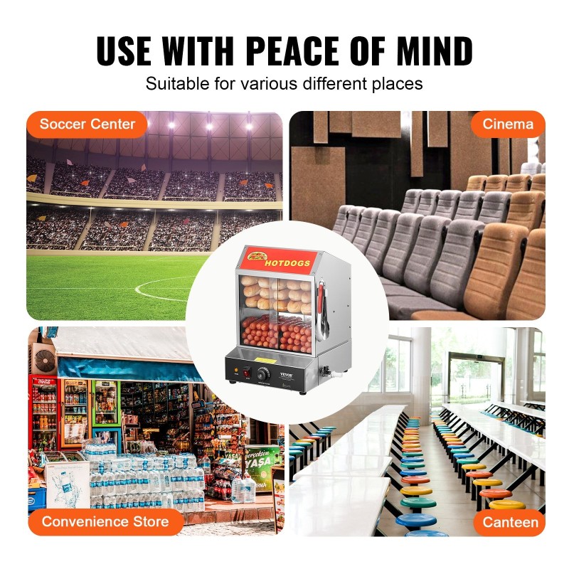 Höyrystin nakkeja ja sämpylöitä varten 27 l 2-tasoinen ruostumaton teräs karkaistu lasi