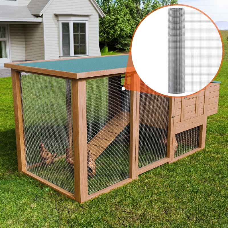 Kuumasinkitty teräsverkko rulla 915 mm x 15,24 m 12,7 mm silmäkoko puutarhaan