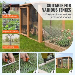 Kuumasinkitty teräslankaverkko 1220 mm x 15,24 m 12,7 mm kanaverkko