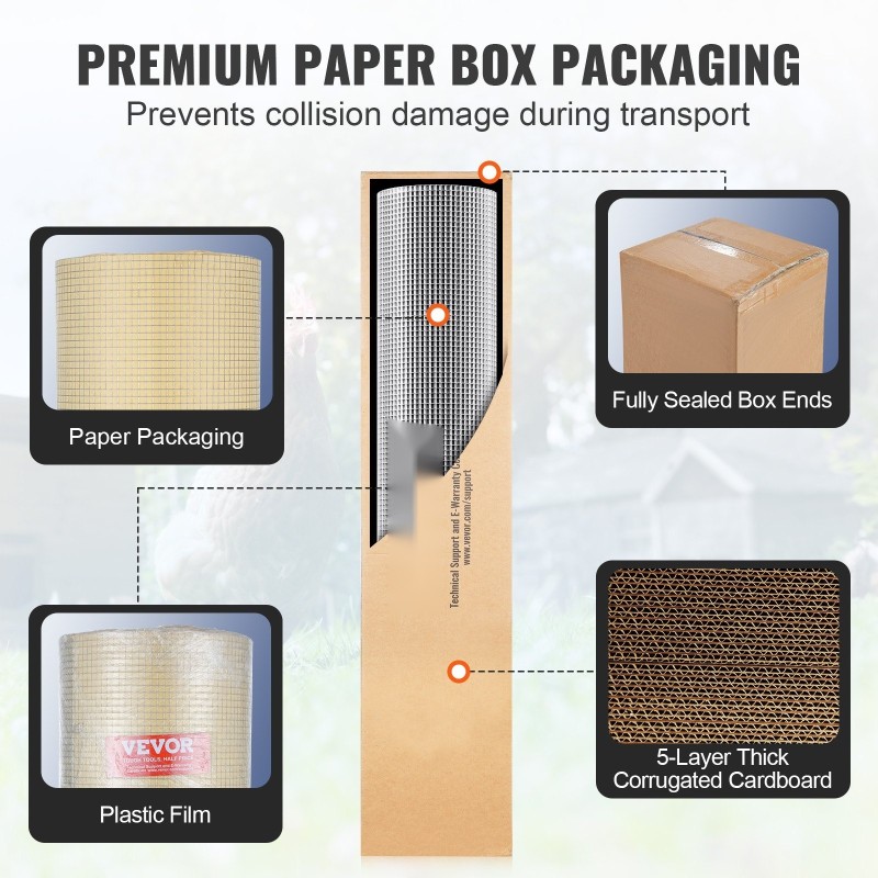Kuumasinkitty hitsattu teräsverkko rulla 1220 mm 30,48 m silmäkoko 6,35 mm