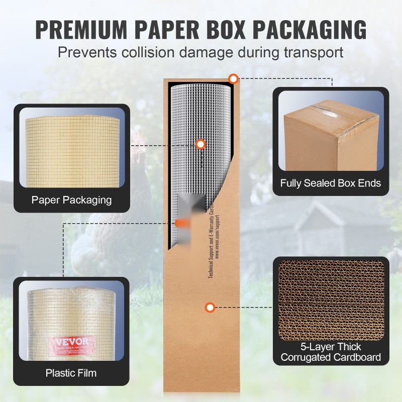 Kuumasinkitty hitsattu teräsverkko 915 mm x 15,24 m 6,35 mm silmäkoko