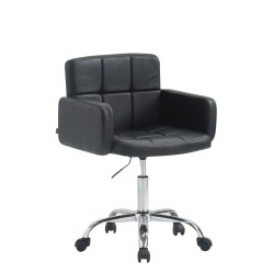 Los Angeles tyylikäs keinonahkainen työtuoli pyörillä ja korkeussäädöllä
