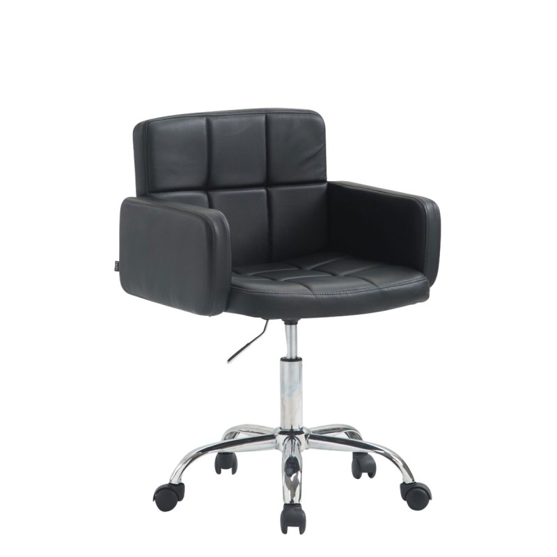 Los Angeles tyylikäs keinonahkainen työtuoli pyörillä ja korkeussäädöllä