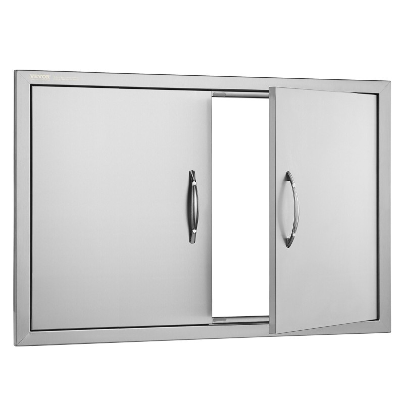 Kaksoisovi ruostumattomasta teräksestä 838x558 mm tasoon upotettava ulkokeittiöön