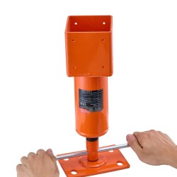 Ruuvitunkkipilari Q235 teräs sopii 101 6 101 6 mm puutolpalle 33 5 47 5 cm