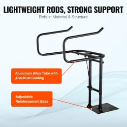 Kylpytynnyrin kannennostin hydraulinen alumiini säädettävä korkeus 841–1049 mm leveys 1349–2350 mm