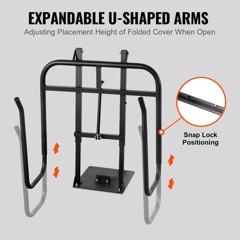 Kylpytynnyrin kannennostin hydraulinen alumiini säädettävä korkeus 841–1049 mm leveys 1349–2350 mm