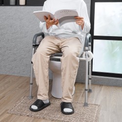 wc-koroke alumiinirunkoinen 7-portainen 490–640 mm 158,7 kg pehmustettu istuin