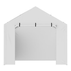 Autokatoksen polyeteenikankainen sivuseinä 6000 x 3000 mm vedenpitävä aurinkosuojattu valkoinen