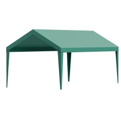 Autokatoksen kattopeite 3 x 6 m 210 g PE-kangas PU-pinnoite tummanvihreä