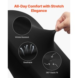 Tuolinpäälliset polyesteri spandex 30 kpl musta sopii tuoleille enintään 46x50x86 cm