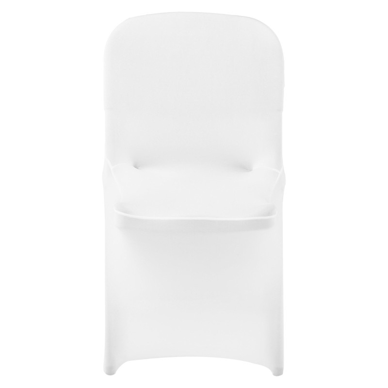 Tuolinpäälliset polyesteri-spandex valkoiset 30 kpl sopivat juhla- ja bankettituoleille