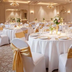 Tuolipäälliset polyesteri-elastaani valkoinen 150 kpl sopii tasapintaisille tuoleille 450×460×770 mm