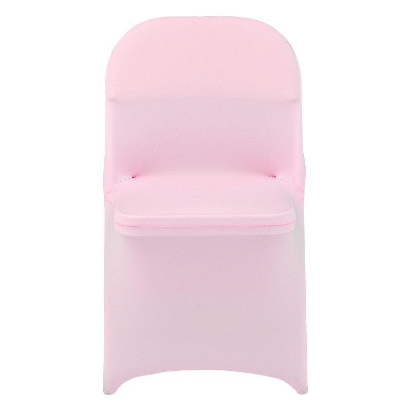 Tuolinpäälliset polyesteri elastaani 50 kpl pinkki sopii tuoleille enintään 45×46×77 cm