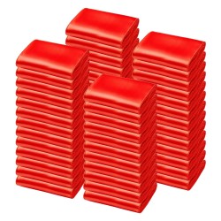 Satiiniset tuolinauhat 100 kpl 170 mm leveät 2750 mm pitkät punaiset