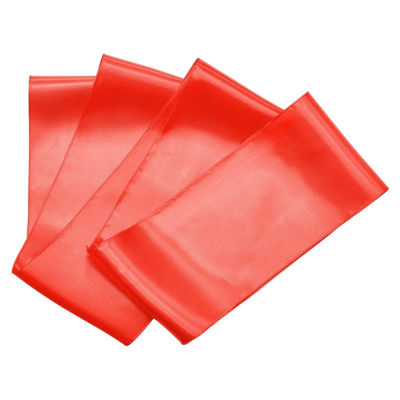 Satiiniset tuolinauhat 100 kpl 170 mm leveät 2750 mm pitkät punaiset