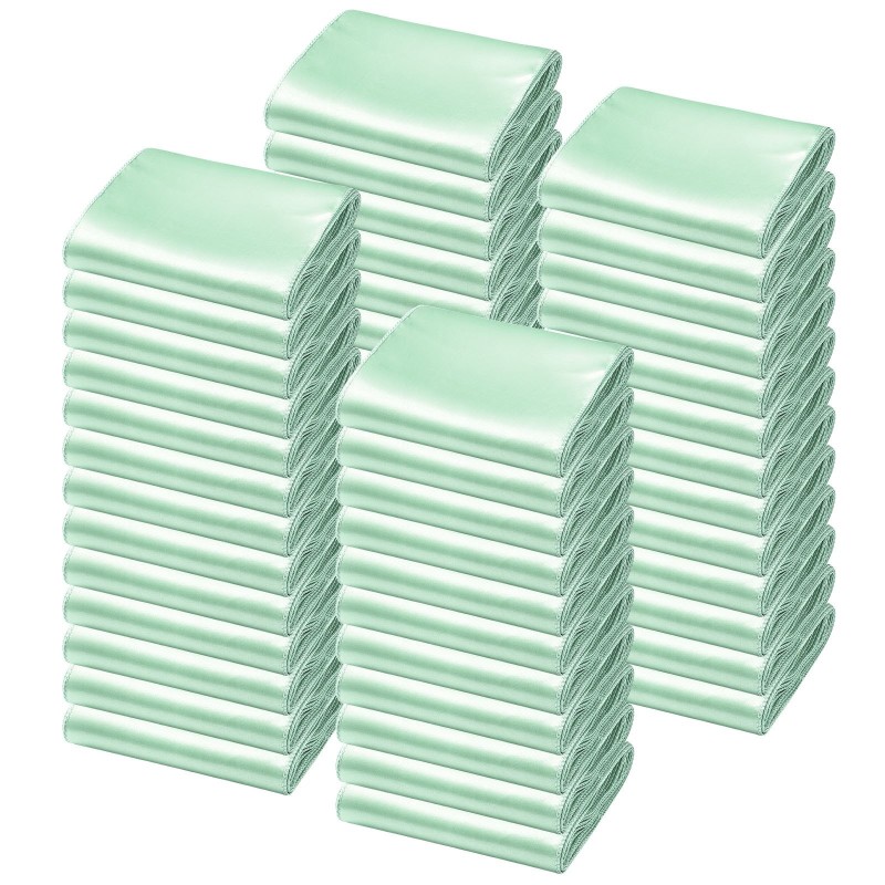 Satiininen tuolinauha 170x2750 mm 100 kpl vaaleanvihreä häihin