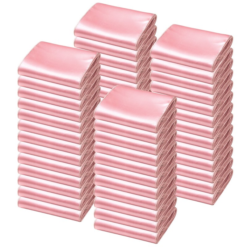 Satiiniset tuolinauhat rusetilla 275 x 17 cm 100 kpl ruusukulta häihin