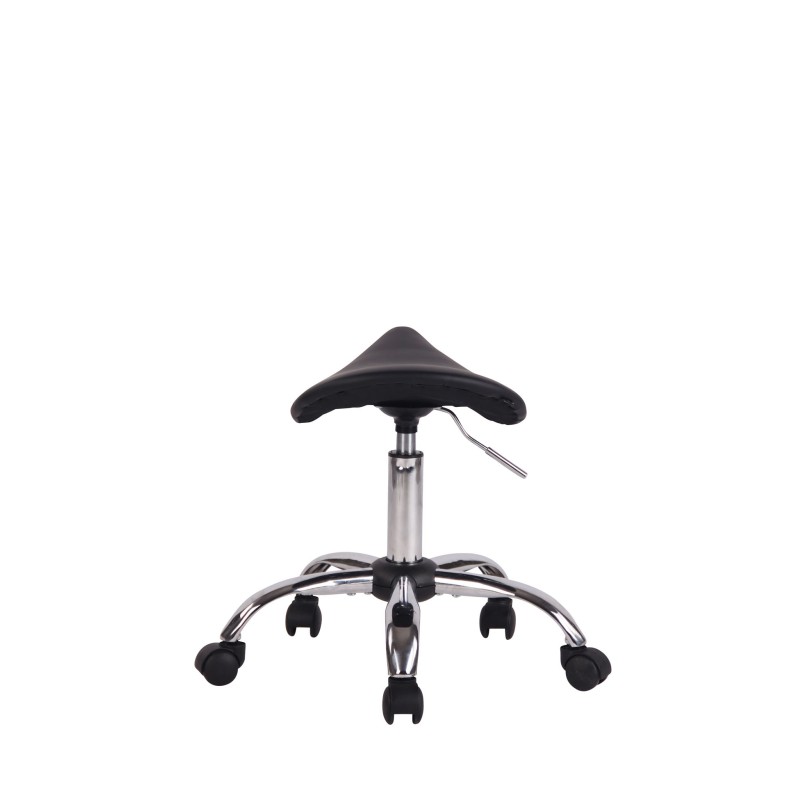 Ergonominen satulatuoli pyörillä lääkäreille ja kauneushoitoloihin