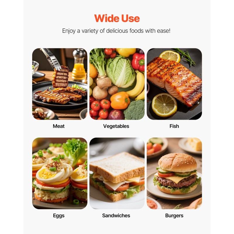 Sähköinen paninigrilli 2200W ruostumatonta terästä 34x23 cm emalipinta