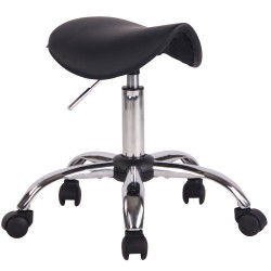 Ergonominen satulatuoli pyörillä lääkäreille ja kauneushoitoloihin