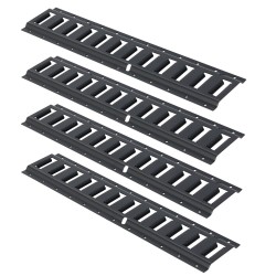 Teräksinen E-kiskosarja 610 mm 4 kpl 907 kg kantavuus perävaunuille ja pakettiautoihin