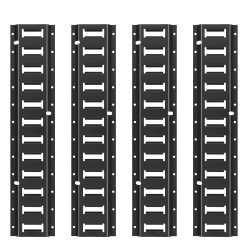 Teräksinen E-kiskosarja 610 mm 4 kpl 907 kg kantavuus perävaunuille ja pakettiautoihin