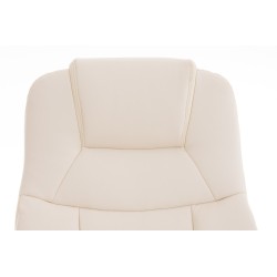 Ergonominen toimistotuoli säädettävällä korkeudella ja keinonahkapäällysteellä