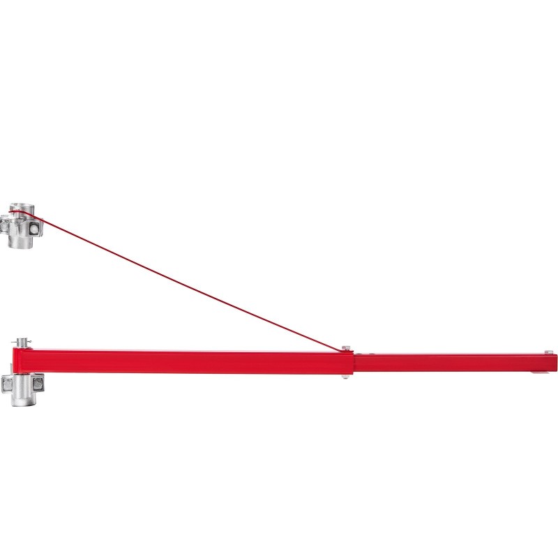 Sähkövinssin tukivarsi hiiliterästä 600 kilon kantavuudella 180 asteen kääntyvä jatkettava putki