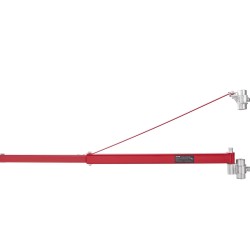 Sähkövinssin tukivarsi hiiliterästä 600 kilon kantavuudella 180 asteen kääntyvä jatkettava putki