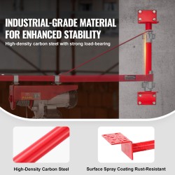 Sähköisen nosturin tukipylväs hiiliteräs 1000 kg 800 mm työpaja varasto autotalli