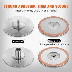 Kuntotanssitanko 45 mm teräs korkeussäädettävä irrotettava pyörivä ja staattinen 200 kg kantavuus