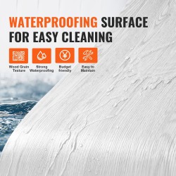 Itsekiinnittyvä vinyylilaatta vaaleanharmaa puunsyykuosi 9900x600 mm 1,5 mm 1 kpl