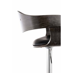 Tyylikkäät säädettävät baarijakkarat keinonahkaa, 2 kpl