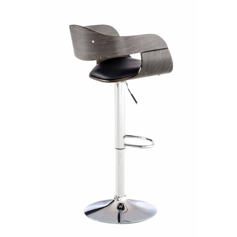 Tyylikkäät säädettävät baarijakkarat keinonahkaa, 2 kpl